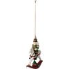 Villeroy & Boch - Winter Collage Accessoires Pendente Cavallo a Dondolo con Cavallo, Figura Decorativa da Appendere, poliresina, colorato, 8,2 x 2,5 x 11,5 cm