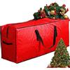 Generico Sacca Impermeabile Per Albero Di Natale - Organizzatore Albero Di Natale 230 Cm Con Doppia Cerniera,Contenitore per Decorazioni di Casa Soffitta Garage Cantina