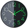 VIVILINEN Orologio da Parete Luminoso Orologio da Parete Moderno Movimento Silenzioso Orologio da Muro per Cucina Soggiorno Ufficio Camera da Letto