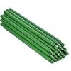 NKlaus 25x candele da tavolo in cera d'api verde 21cm senza fuliggine candele rituali a goccia 36333