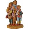 FONTANINI Coro Musicale di PASTORI 12CM STATUINA in Resina per PRESEPE (F14)