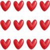 Penitue 12pz Magnete Frigorifero Cuore, 2,7x2,7cm Graziosi a Forma di Cuore Rosso, Magneti Frigorifero Decorativi per Cucina Ufficio Aula Lavagna Armadietto Decorazione