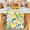HomeStilez Runner Tavola Moderno Giallo motivo limone giallo - Decorazioni Runner da Tavolo 100x40 cm Lavabile - Tovaglia Rettangolare per Tavola Quotidiana, Sala da Pranzo, Tavolino da Salotto, Credenza, Mobile