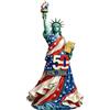 Generico Statua della Libertà - Decorazione Patriottica 250° Anniversario | Figura Resina Commemorativa 1776-2026 | Decorazione Festa Indipendenza Giornata Patriottica Veterani, Scrivania Mensola Casa