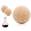 Emezddo 2 Confezioni di Tappi per caraffe di Vino,Tappo per Decanter a Sfera in Legno,Tappo per Bottiglia di Vino,Tappo di Legno per Bottiglia,utilizzato per casa,Feste,Compleanni,ristoranti(6,1 cm)