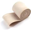 ELSKBRUN 6 metri 4cm di larghezza fettuccia elastica colore nylon elastico abbigliamento accessori per cucire fai da te, Beige, 40mm
