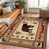 Xisnuient Tappeto Rustico Per Baita Cervi Selvatici Di Campagna Soggiorno Area Rug Tappeto Antiscivolo In Flanella Morbida Bambini Ragazzi Ragazze Adolescenti Camera Da Letto Carpet (Colour 4,160x200 cm)