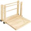 BENECREAT Telaio per Rilegatura di Libri In Legno, Supporto Pieghevole Regolabile per Libri per Lavori di Rilegatura Fai Da Te e Forniture, 30x30cm