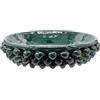 Sicilia Bedda - Vaso Centrotavola Pigna in Ceramica di Caltagirone - Prodotto Realizzato interamente a Mano - Altissima Qualità (Verde, 6_x_18_CM)