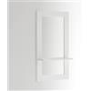 ARHome Specchiera con Mensola, 126 x 66 x 22, Bianco Opaco, Mobile ingresso, Made in Italy