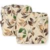 PARAMAISON Cuscini Sedie Cucina con Fascia Elastica Giulia, Set da 2 pezzi, Imbottito, Sfoderabile con Zip| 40x40x4,5 cm