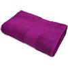 CA' D'ORO Telo doccia 100% Cotone 500 gr/mq, 100 x 150 cm - Diamante (Vino)