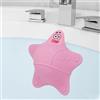 HengLiSam Coperchio Scarico Troppo Pieno Vasca Bagno, Accessori Bagno, Coperchio Scarico Troppopieno Silicone, 5 Ventose, Aggiunge Pollici Acqua Profonda, Simpatico Tappo Vasca (Rosa)