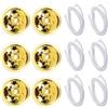 Angoily 1Set Stoppini per Lampade ad Olio Galleggiante con in Stoppini per Fatti Mano Resistente e Compatibile con Lampade Kit