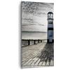 ARTTOR Quadri Moderni su Tela 65x120 cm Verticale Paesaggi Marino - 0330 | Lago Faro Legna Quadro Decorativo Grande Soggiorno Camera da Letto Decorazione da Parete Arte da Parete ARTTOR