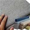 Yekuhe Federa Riempitivo per Materassi Letto Gap Filler Cuscino 90/120/135/160/180/200 Coprimaterasso per Imbottitura con Cerniera, Tessuto di Lino, Copricuscino Lungo(Grigio,120x10x20cm)