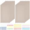 FINGERINSPIRE Il Kit di 36 Telai per Tessitura in Cartone Include 12 Telai per Tessitura a Intaglio Largo 24 Aghi da Cucito in Plastica con Occhiello Grande per Lavori a Maglia Non Contiene Gomitoli