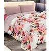 Pierre Tappeti Trapunta invernale Diadema #14 letto singolo 1 piazza disegno floreale moderno bouquet rose in microfibra poliestere 100% Made in Italy