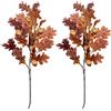 SNAIL GARDEN 2 Steli Fiori Autunnali Finti di Quercia con Ghiande - 100cm, Steli Decorativi Autunnali per Vasi, Decorazioni Autunno per Matrimoni, Portici, Cortili