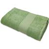 CA' D'ORO Telo doccia 100% Cotone 500 gr/mq, 100 x 150 cm - Diamante (Pistacchio)