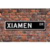 TNND Home Decor Sign Xiamen Segnale Regalo Xiamen Visitatore Cina Città Xiamen Native Xiamen Souvenir Targa in Metallo per Uso Interno Esterno Cantiere Recinzione Stradale 4x16 Pollici