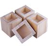 NANNAN3360 Rialzi per Letto da 4 Pezzi Rialzi per Mobili in Legno Solleva l'altezza 3-20 cm Gambe per Tavolo da Pesanti Piedini di Sostegno de Divano, Dispositivo Aumentato (A 4cm-Increase Height 10cm)