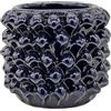 Sicilia Bedda - VASO PORTAPENNE a forma di Pigna Siciliana in Ceramica di CALTAGIRONE - Prodotto Artigianale (10X12, Blu)