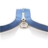 BLRTKFO 2 pz 3# Cerniera in metallo 15/20/30/40cm Chiusure lampo per borse porta abiti Accessori per cucire, 30cm