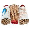 Valmoni Sport 3 confezioni di incenso Nepalì corda Rope Nag Champa Satya Sai Baba 100% Natural Sogia Aroma Olor Artesano 120-140 bastoncini