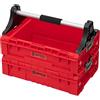QBRICK SYSTEM Scatola Di Unità Di Espansione Set 3 Pezzi Modulo Di Espansione Box PRO SET Modular Tray RED Ultra HD Rosso 465 x 320 x 270 mm