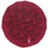 EUROSTYLE Art. Felce in Pizzo Sangallo Ricamato Macrame Floreale Striscia Runner centrotavola centrino copritavolo tovaglia (Centrotavola Rotondo Diametro 85cm, Bordeaux)