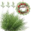 CINGHIA 40 Pezzi Rami Natalizi Decorativi,Rami Di Pino Artificiale Di Natale In Plastica,Rametti Decorativi Natale,Ramo Natalizio,Aghi Di Pino Finto Per Decorazioni Del Pendente Layout Di Scena