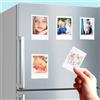 Dekopix Set 8 Calamite da Frigorifero Personalizzate con Foto e Scritta - Magneti da Frigo Vintage Retrò - Idea Regalo Originale Compleanno e Anniversario - Calamite Personalizzabili con Immagini