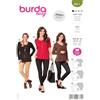 burdastyle Burda b6611 - Cartamodello per Maglietta Carta Bianco 19 x 13 x 1 cm