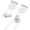 HUIYEETEX Kit di riparazione per tende a rullo, staffa frizione per tendine avvolgibili, 32 mm, con staffa, frizione e tappo di chiusura