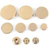 Bantopgong 20 pz 10-25mm Bottoni Automatici Bottoni a Pressione in Metallo Bottoni Automatici per Cucire Vestiti Giacca Cappotto Accessori per Cucire, Oro, 25mm