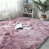 Treer Tappeto Salotto Moderno 200x300 Pelo Lungo, Eleganza Tappeto Peloso Soggiorno Antiscivolo Tappeti Pelosi Camera da Letto Morbido e Soffice (160 * 230cm,Rosa)