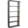 milani home libreria Moderna di Design in Legno di Design per Salotto, Soggiorno 90x23,5x180 h