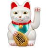 Jwthee Gatto fortunato con braccio ondeggiante, maneki neko gatto della fortuna