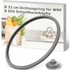 Ancable Set di guarnizioni per pentola a pressione, 22 cm, per WMF, in silicone, compatibili con pentola a pressione WMF & Silit 3L-8,5L (6068559990 6093109502)