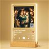 iDIY Targa Spotify personalizzato - Targa Spotify con QR, regalo originale per compleanno, San Valentino, uomini, donne, coppie, anniversari, Natale