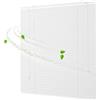 generic Tende Veneziane in Alluminio, Persiane per Finestre Interne, 25mm Persiane Veneziane Orizzontali 20 35 45 54 66 80 100 120 135 155 180 200cm Privacy Oscurante Impermeabile(Pure White)