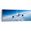 ARTTOR Quadro su Tela Aereo cielo nuvole volo Stampe da Parete 140x50cm Quadri Moderni Soggiorno Camera da Letto Cucina 1 pezzo Grandi XXL Decorazione Murale Wall Art Canvas Grafica Immagini AB140x50-2723