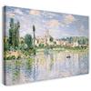 Printed Paintings Stampa su tela (60x40cm): Claude Monet - Vétheuil in estate (1880)