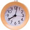 Lancoon Sveglia Analogica In Legno, Silenziosa Senza Ticchettio Con Numeri Arabi, Funzione Snooze A Batteria Per La Camera Da Letto Da Tavolo (Giallo)