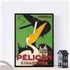 Nacnic Vintage Poster annunci Vintage sigarette pellicano. formato A3