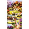DCIDBEI Kit Pittura Diamante Fai Da Te 5D Grande Paesaggio Strass di Cristallo Pittura Diamante con Numeri Ricamo Dipinti Arti Croce Decalcomanie Parete del Mestiere Puzzle kit Adulti Casa Cucina 45x85 cm
