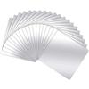 YiYaO Adesivo Specchio,Pellicola Specchio 24pcs Specchi Autoadesivi Adesivi Murali Specchio per Adesivi Murali Decorazione di Casa per Soggiorno Bar Caffe Camera da Letto,15 x 15 cm