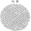 YHMQ DU 2160 Hotfix Strass，Flatback Gemme Strass Termoadesivi Artificiale Gemme utilizzato per Lavori Artigianali Fai Da Te, Decorazione Di Tessuti Per Abbigliamento,Clear,SS20,4.6MM-4.8MM