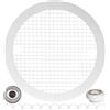 Your Day Mate Raccoglitore di capelli da incollare, 12 pz, compatibile con lo scarico doccia Viega Tempoplex anno 2001-2006, adesivo monouso per filtro, filtro per capelli doccia, filtro per piatti doccia